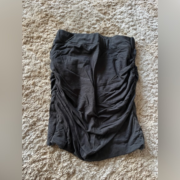 Ruched grey sundry skirt size 2 - Picture 1 of 3